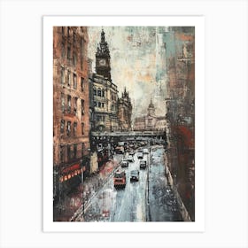 Manchester Kitsch Illustration 2 Art Print