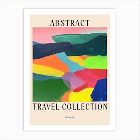 Abstract Travel Collection Poster Bermuda 6 Art Print