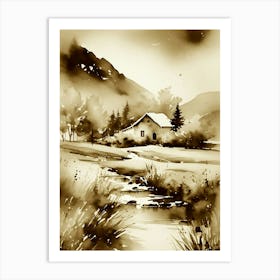 House In The Countryside 22 Art Print