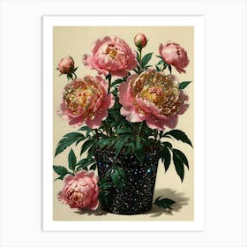 Pink Peonies 2 Art Print