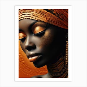 African Beauty 3 Art Print