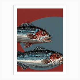 Two Fish Art Print