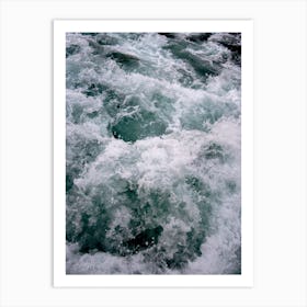 Rapids In The River Art Print