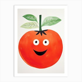 Friendly Kids Tomato 3 Art Print