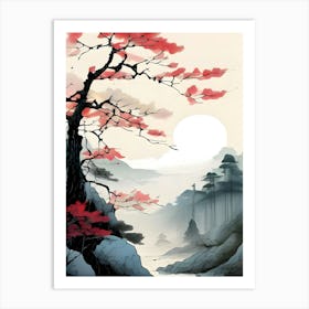 Asian Landscape Painting 10 Art Print