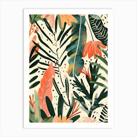 Tropical Pattern 2 Art Print