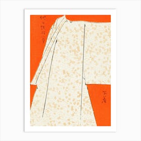 Japanese Woodblock Kimono Wall Art Print