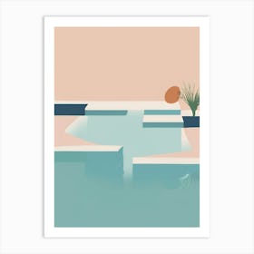 'Swimming Pool' Art Print