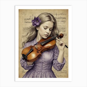 Violinist Art Print