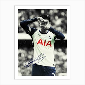 Son Heung Min 1 Art Print