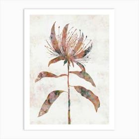 Acrylic plant Art Print