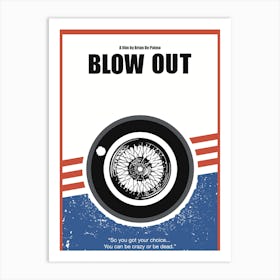 Blow Out Unofficial Film Art Print