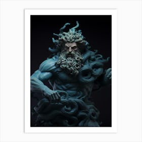  The Greek God Poseidon 3 Art Print