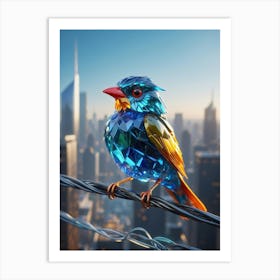 Bird On Wire Art Print