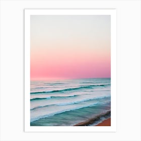 Cable Beach, Australia Pink Photography 2 Art Print