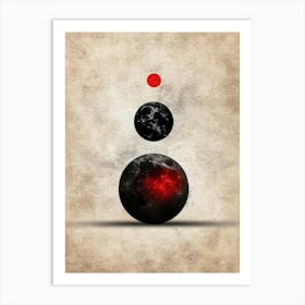 Three Spheres Art Print