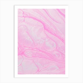 Pink Marble Texture 2 Art Print