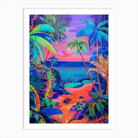 Tropical Sunset 2 Art Print