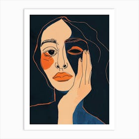 Portrait Of A Woman 610 Art Print