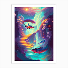 Underwater World 1 Art Print