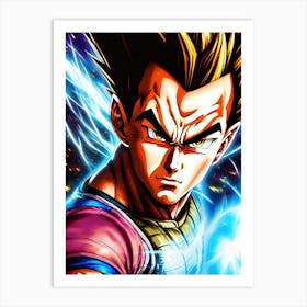 Dragon Ball Z Wallpaper 4 Art Print