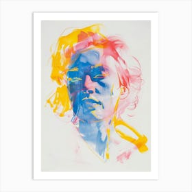 Portrait of a woman 620 Art Print