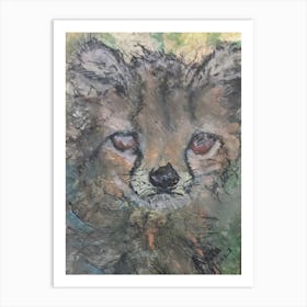 Cheetah Cub Art Print