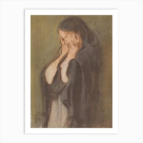 Crying Woman, 1907, By Magnus Enckell 1 Art Print