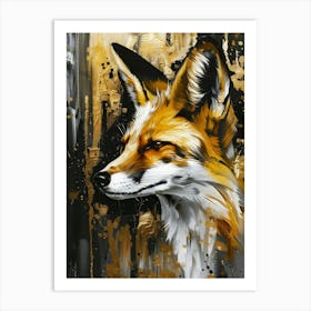 Fox Painting 2 Art Print