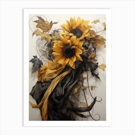 Sunflowers 80 Art Print