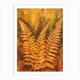 Cinnamon Fern Painting 3 Art Print