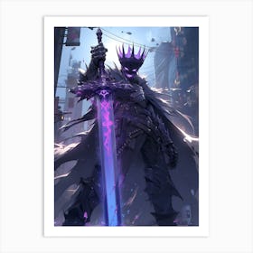 King Of The Kings Anime Art Print