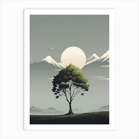 Lone Tree 3 Art Print