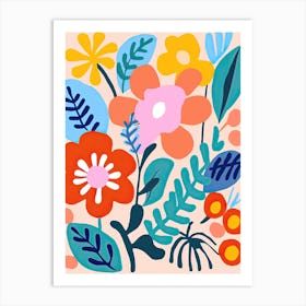 Blossoms in Bloom: Matisse's Inspiration, Flower Market Art Print