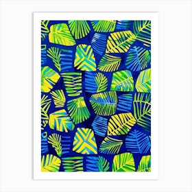 Tropical Leaves 197 Art Print