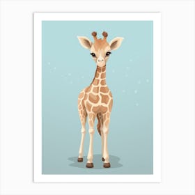 Baby Animal Illustration  Giraffe 2 Art Print