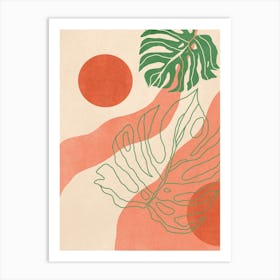 Tropical Leaves 22 Art Print