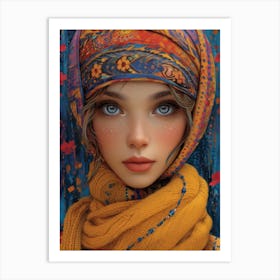 Islamic Girl Art Print