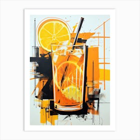 Orange Juice Art Print