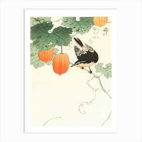 Bird And Khaki, Ohara Koson (1900 1930), Ohara Koson Art Print