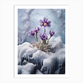 Beautiful Winter Flowers 39 Art Print