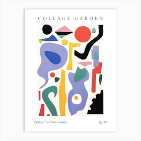 Collage Garden 06 Art Print