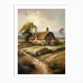 Printable Wall Art, Vintage Landscape, Farmhouse Wall Decorations, Vintage Landscape Oil Painting.4 1 Art Print