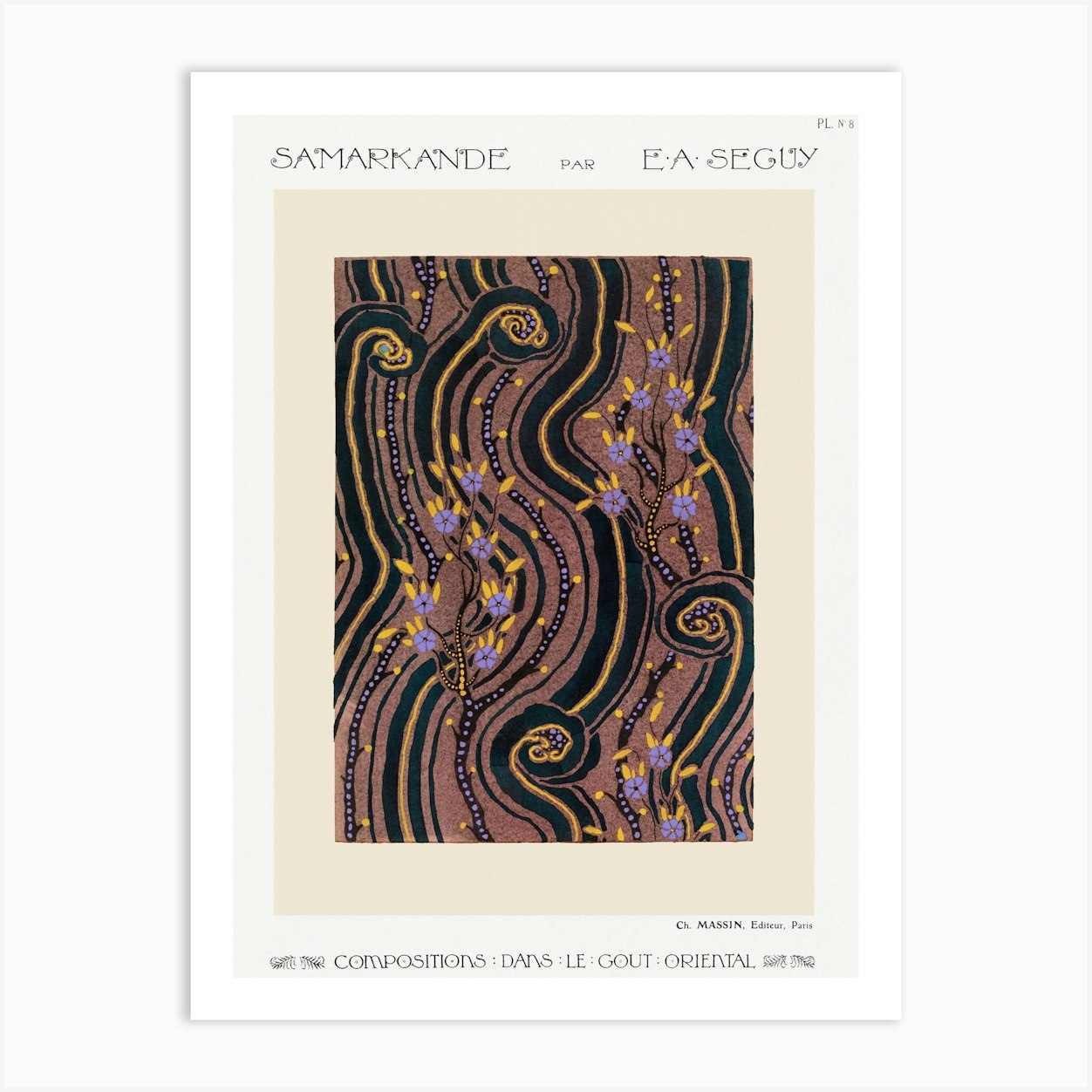 Framed Oriental Map Prints Framed Oriental Map Prints