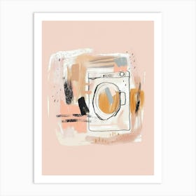 Of A Washing Machine Art Print