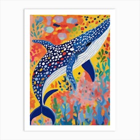 Spotted Whale Art Print