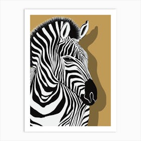 Zebra Art Print