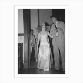 Untitled Photo, Possibly Related To The Queen Of The National Rice Festival,Crowley, Louisiana By Russell Le Art Print