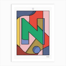 The Letter N Art Print