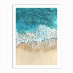 Beach - Beach Stock Videos & Royalty-Free Footage 5 Art Print